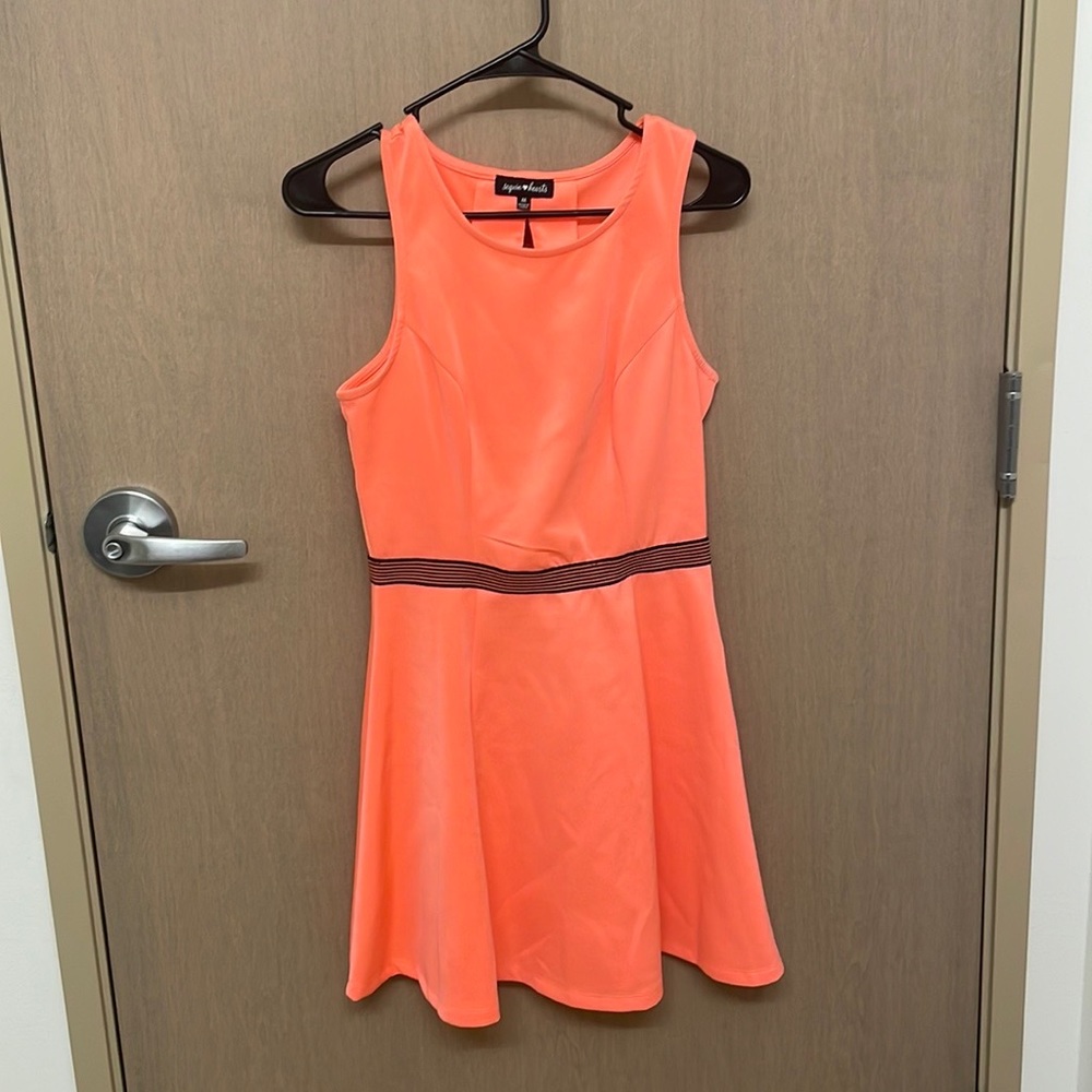 Pink Dress with belt-NWOT